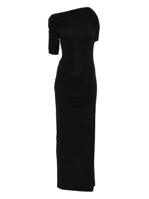 Jacquemus maxi The Draped dress Black DRW00142AJ00136