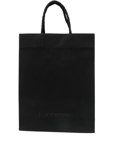 Issey Miyake Paper Bag tote bag Black IM56AG202
