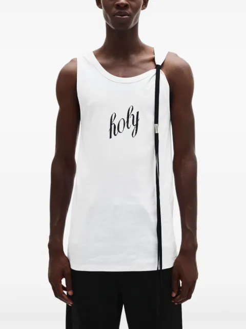 Ann Demeulemeester Holy tank top White B0012393FA045