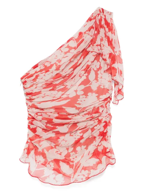 Victoria Beckham one-shoulder top Red 1225WTP006508B