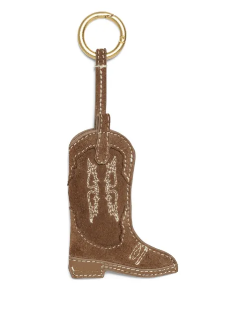 Zadig&Voltaire Tex keyring Brown LWOG02279