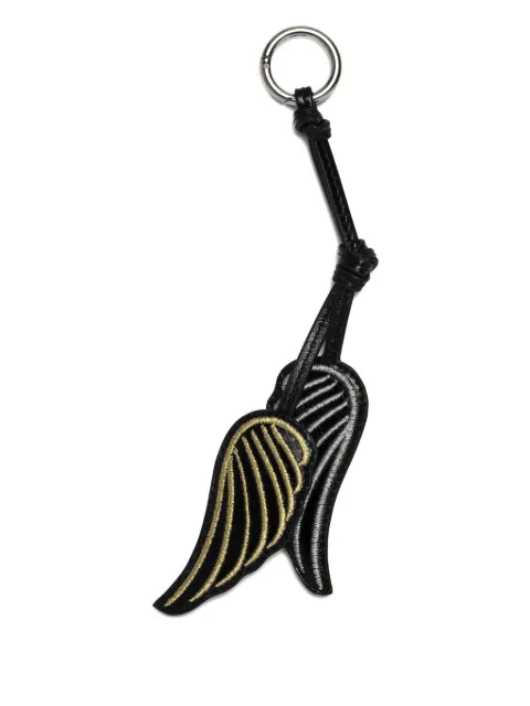 Zadig&Voltaire Rock feather keyring Black LWOG02277