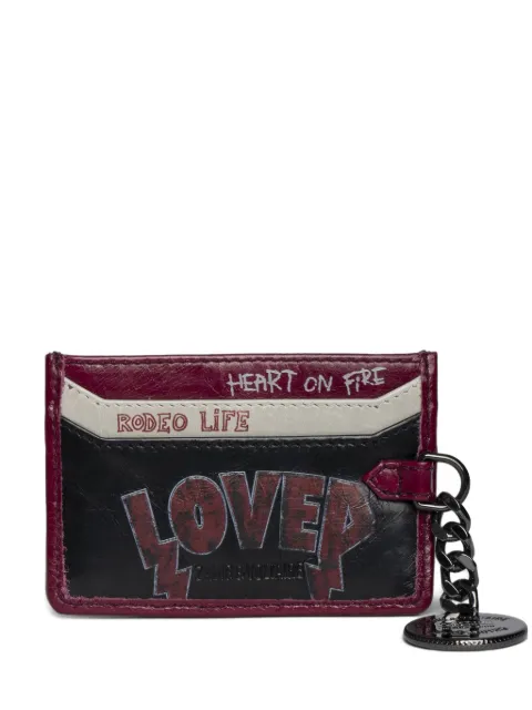 Zadig&Voltaire Sunny Pass Punk cardholder Black LWSG03718