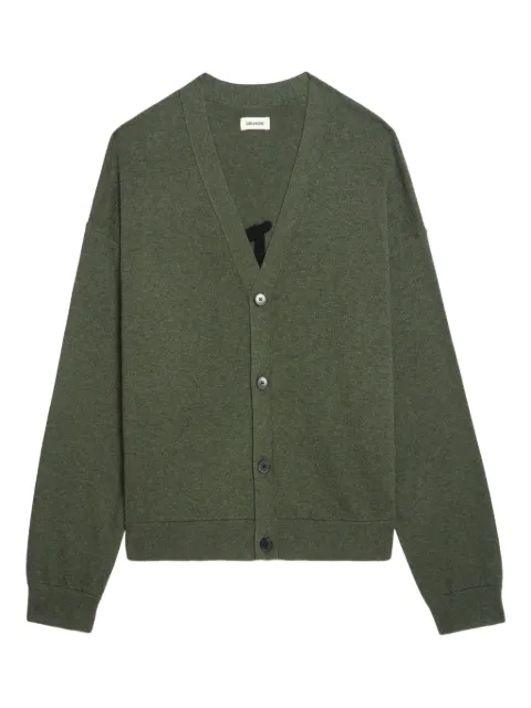 Zadig&Voltaire Mirko cardigan Green KMCA01261