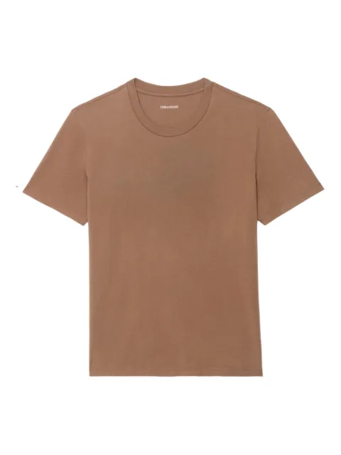 Zadig&Voltaire Tommy skull-print cotton T-shirt Brown JMTS01730