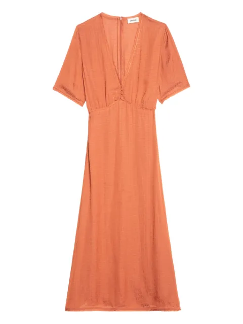 Zadig&Voltaire Rhodral midi dress Orange WWDR02583