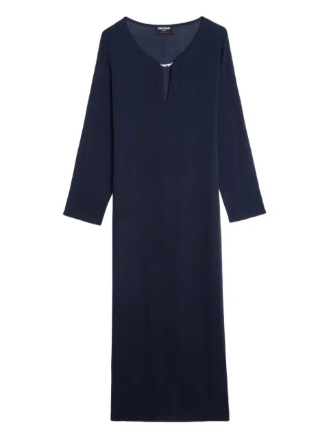 Zadig&Voltaire Delia maxi dress Blue JWDR01107