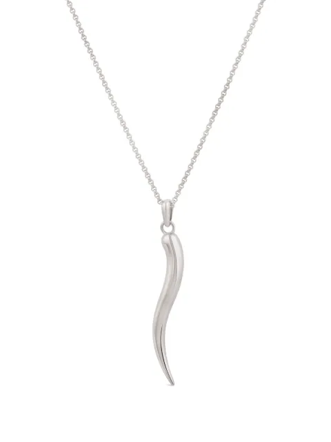 Dinny Hall Toro Horn pendant necklace Silver PEN343SS