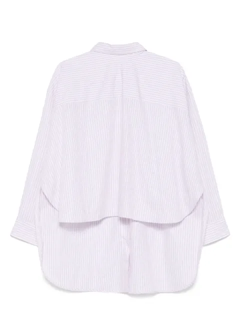 Victoria Beckham striped shirt Purple 1225WSH006261A