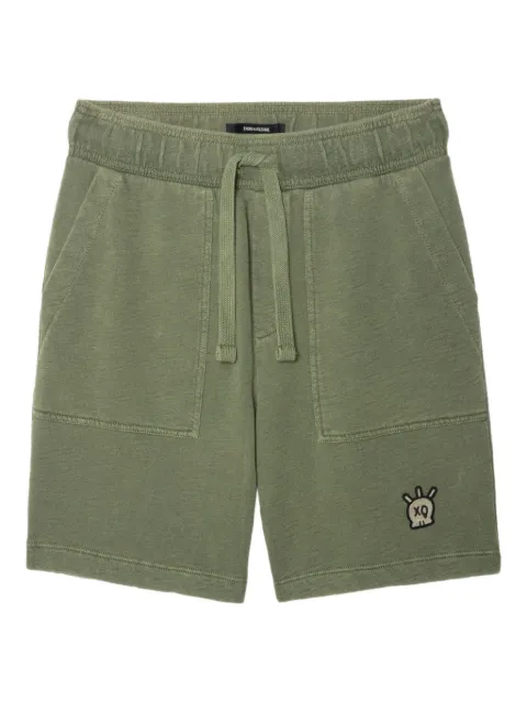 Zadig&Voltaire Pablo Slub shorts Green JMBS01029