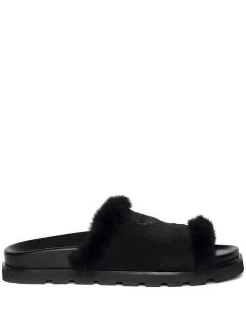Zadig&Voltaire Teddy Bare sandals Black SWCT02081