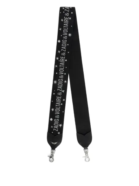 Zadig&Voltaire Starlight shoulder strap Black LWST01131