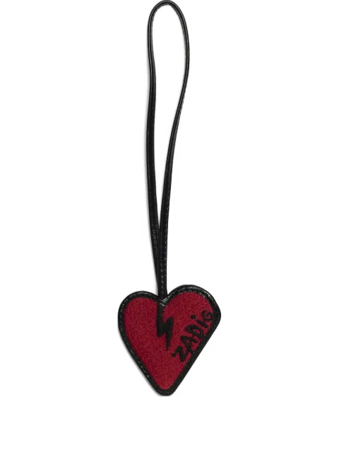 Zadig&Voltaire flash heart keyring Red LWOG02276