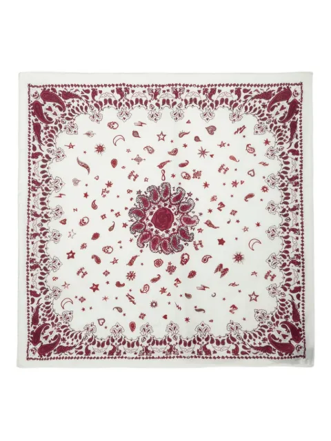 Zadig&Voltaire Debbie 85 scarf White OWSC01504