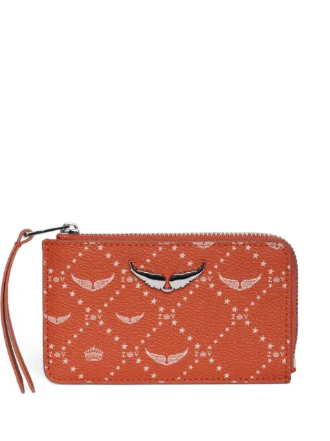 Zadig&Voltaire ZV monogram card holder Orange LWSG03642