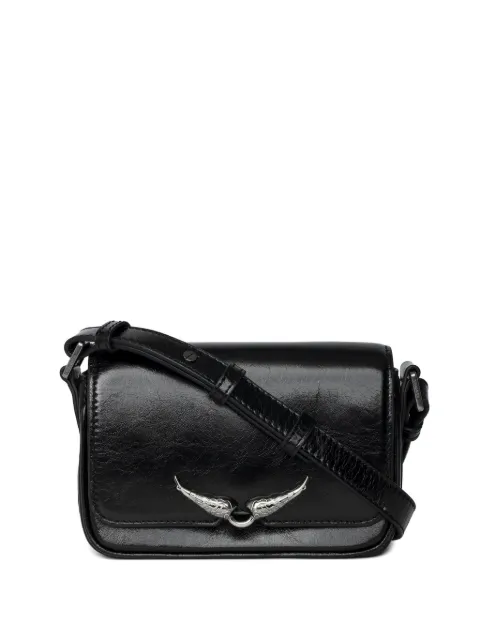 Zadig&Voltaire Le Zazi retro patent bag Black LWBA04019