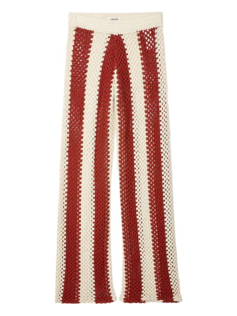 Zadig&Voltaire tricot-knit trousers Red KWPA01030