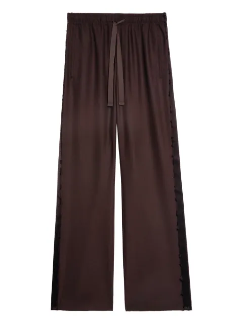 Zadig&Voltaire Evy drawstring trousers Brown WWPA01878