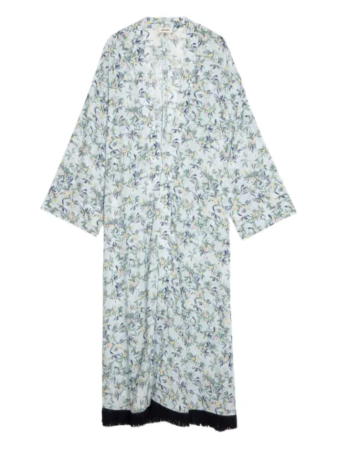 Zadig&Voltaire silk coat Blue WWOW01682