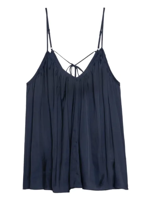 Zadig&Voltaire Cym satin top Blue WWCR01293