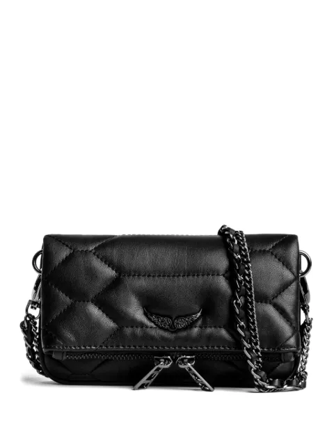 Zadig&Voltaire Rock mini quilted clutch Black LWBA03974