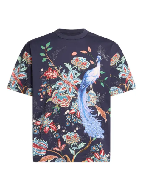 ETRO cotton T-shirt Blue MRMA0024AK978
