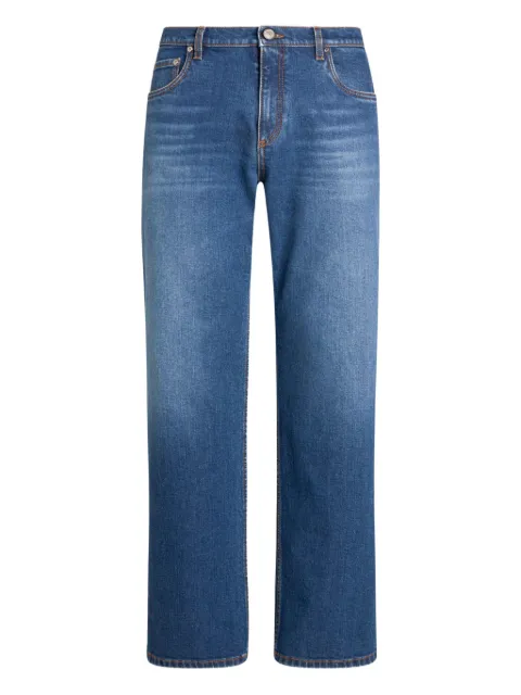 ETRO Pegaso-embroidered jeans Blue MRNB0021AD298
