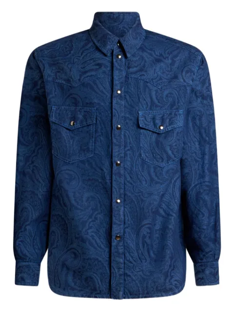 ETRO denim shirt Blue MRNE0001AD306