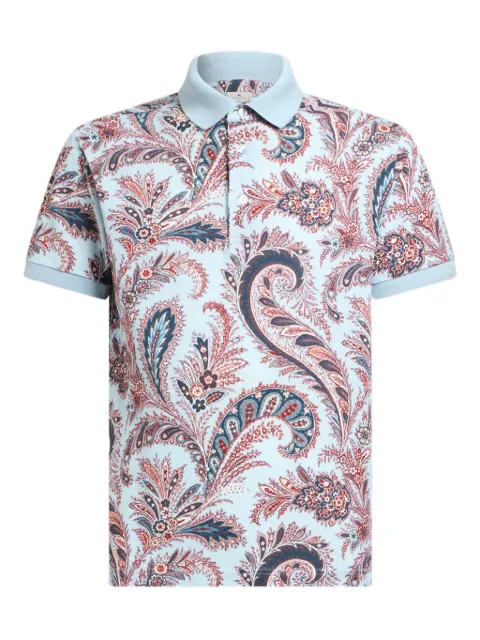 ETRO cotton polo shirt Blue MRMD0004AK930