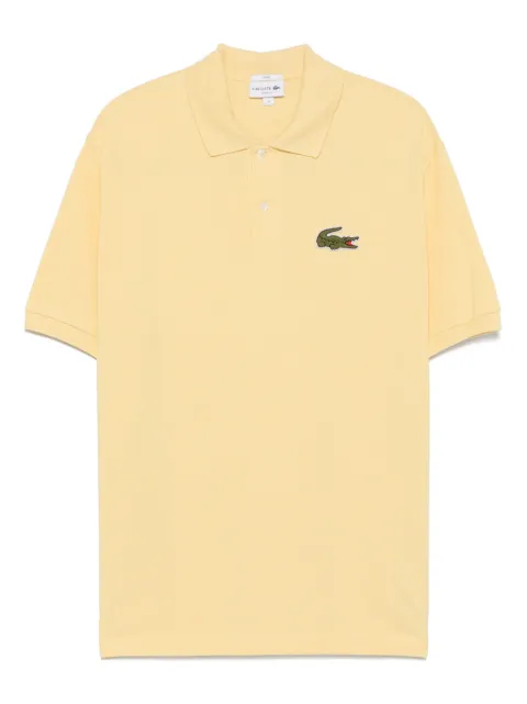 Lacoste logo-patch polo shirt Yellow PH2751