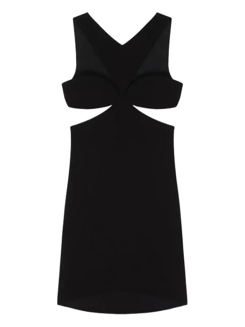 Givenchy cut-out rhinestone-embellished mini dress Black BW22C814N6