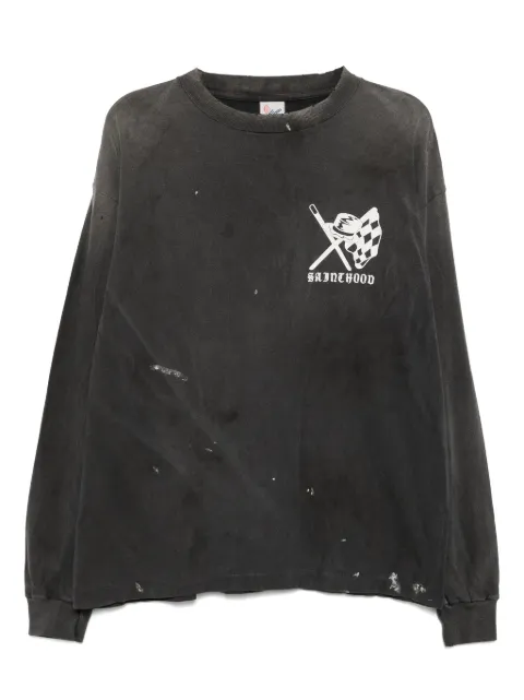 SAINT MXXXXXX graphic-print T-shirt Black SMHR80000C72