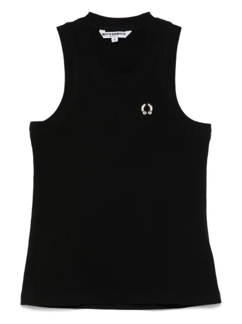 Melitta Baumeister pierced tank top Black MB01