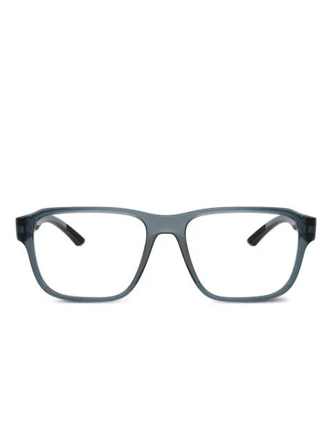 Prada Linea Rossa square-frame glasses Blue PS05RV