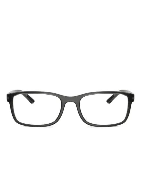 Prada Linea Rossa rectangle-frame glasses Grey PS06RV