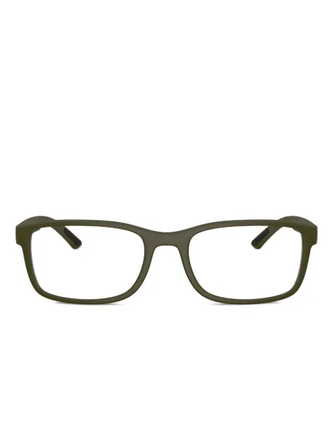 Prada Linea Rossa rectangle-frame glasses Green PS06RV