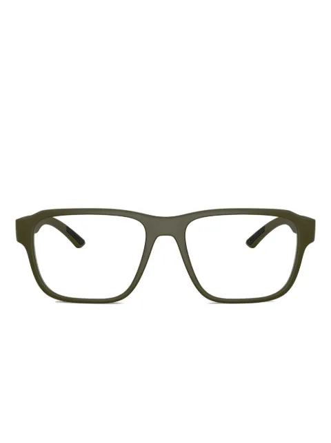 Prada Linea Rossa square-frame glasses Green PS05RV