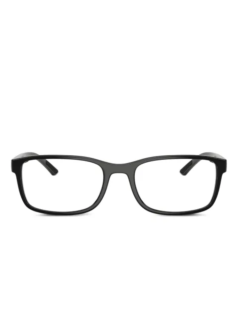 Prada Linea Rossa rectangle-frame glasses Black PS06RV