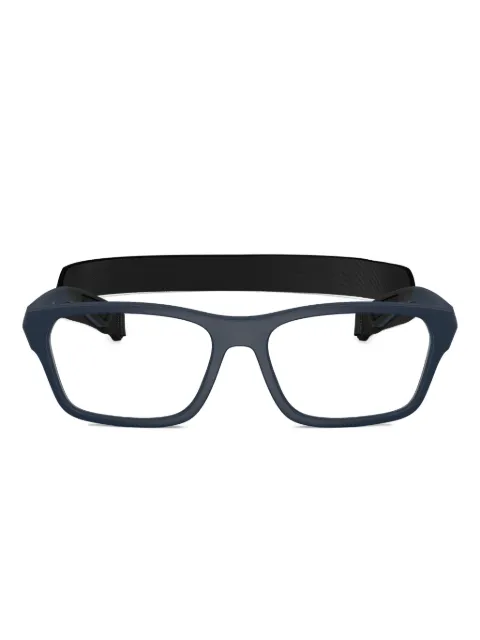 Prada Linea Rossa rectangle-frame glasses Blue PS03RV