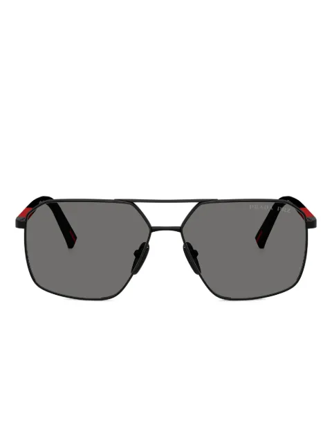 Prada Linea Rossa pilot-frame sunglasses Black PSA50S