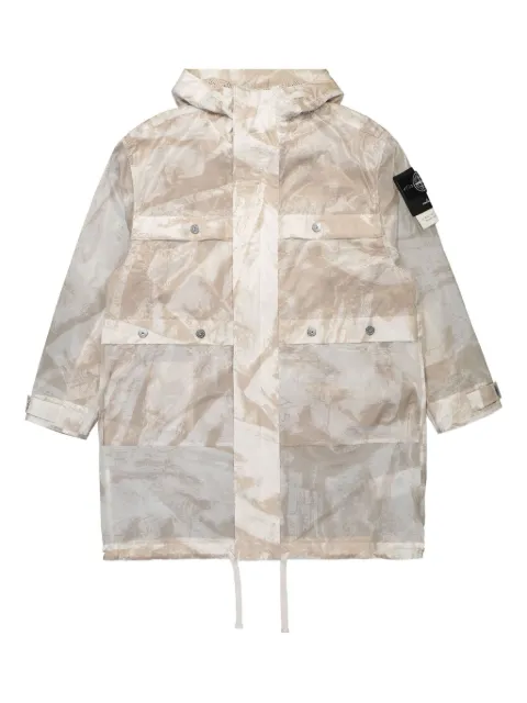 Stone Island long parka coat Neutrals K1S157100011S00E2