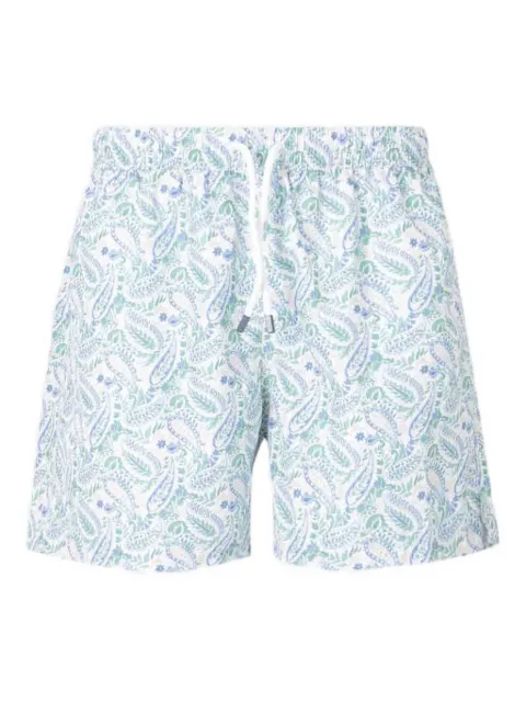 Fedeli floral-print swim shorts Green MADEIRA8UE00318AIRSTOPSTAMPATOF25