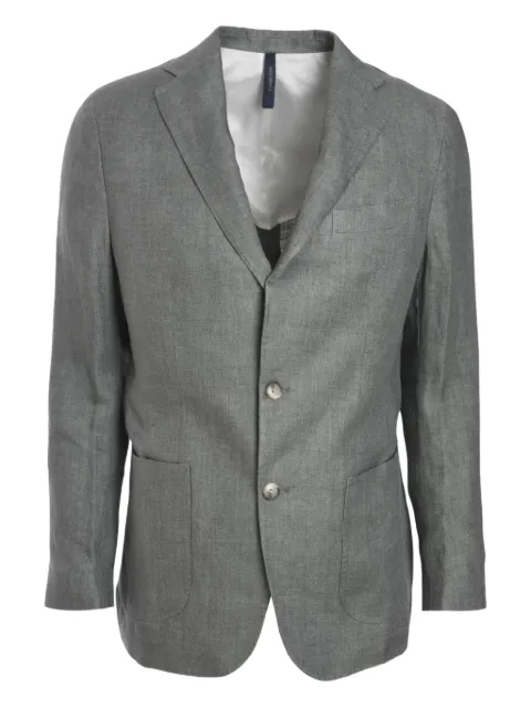 Tombolini linen blazer Green G336E127