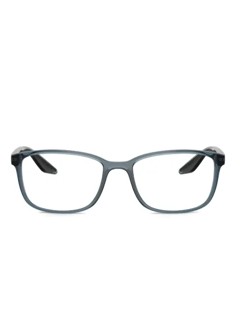 Prada Linea Rossa rectangle-frame glasses Blue PS07RV