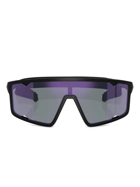 Prada Linea Rossa shield-frame sunglasses Black PSA03S