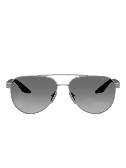 Prada Linea Rossa pilot-frame sunglasses Grey PSA52S