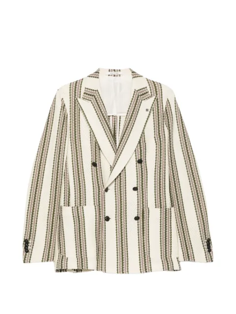 Tagliatore double-breasted striped blazer Neutrals 1SMJ20K570057