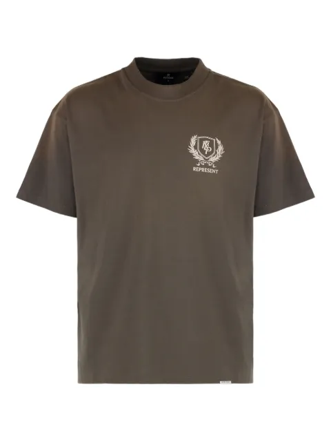 Represent Crest emblem-printed T-shirt Brown MLM41069