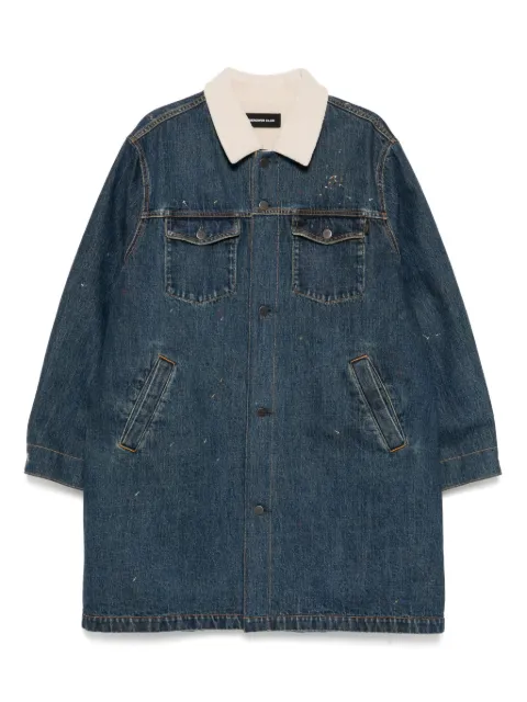 Undercover single-breasted coat Blue UC2D4306