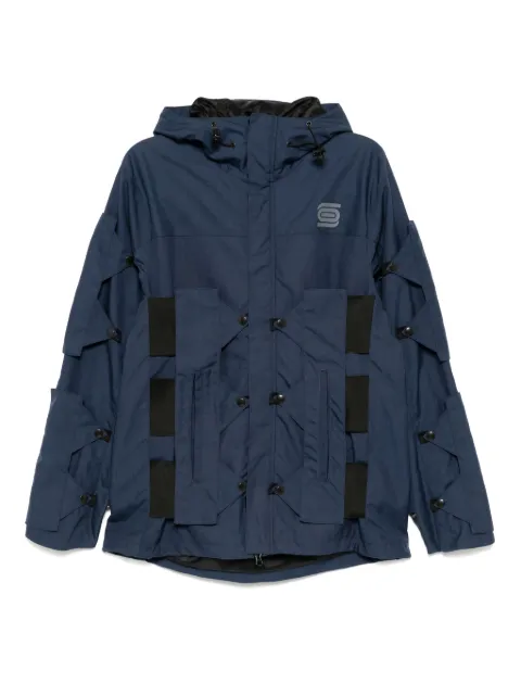 Olly Shinder Crocodile shell jacket Blue OW04AW24